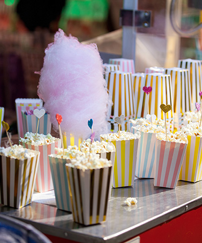 Stand sucreries pour événements dans le Nord